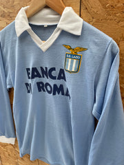 Vintage S.S. Lazio Banca di Roma Long Sleeve Shirt - Light Blue - Size M