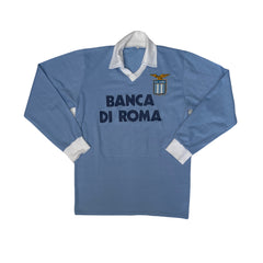 Vintage S.S. Lazio Banca di Roma Long Sleeve Shirt - Light Blue - Size M