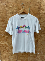 Vintage 90s Screen Stars Cheerleader Single Stitch T-Shirt - White - Size L