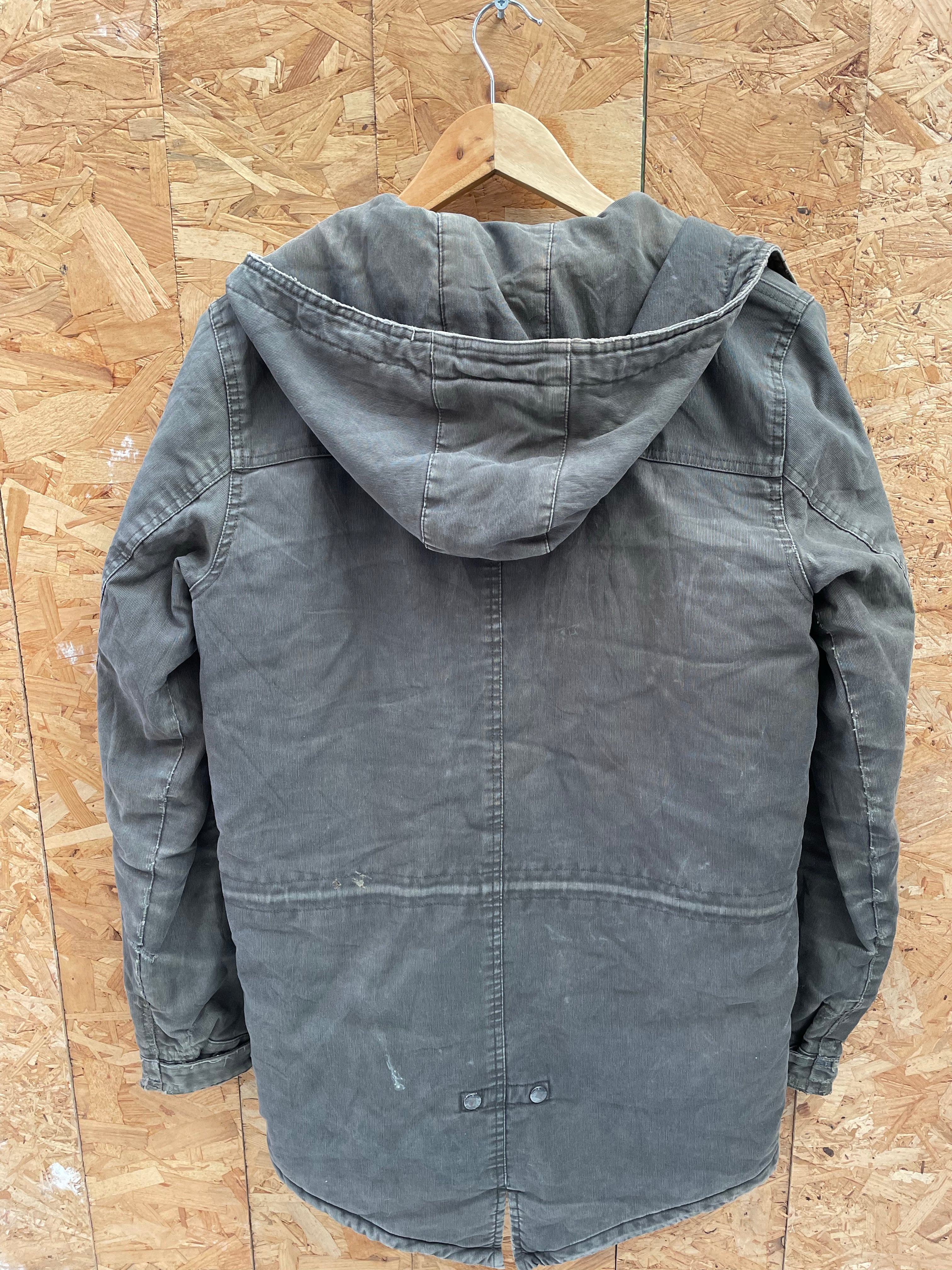 Vintage Carhartt WIP Clash Parker Men's Winter Parka Coat Dark Green Size Small