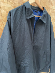 Vintage Y2K Ralph Lauren Chaps Black Jacket Size L Men's Full Zip