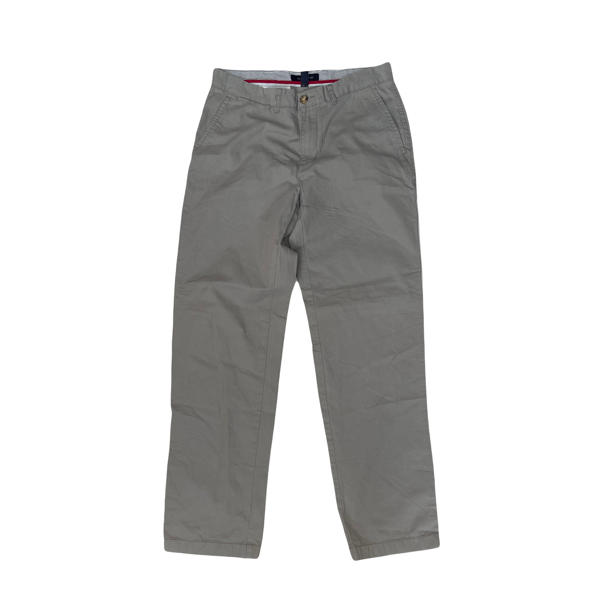 Tommy Hilfiger Men's 32x34 Khaki Pants Chino Trousers Gray Beige