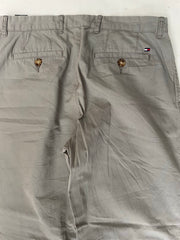 Tommy Hilfiger Men's 32x34 Khaki Pants Chino Trousers Gray Beige
