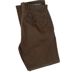 Vintage Y2K Tommy Hilfiger Brown Casual Chino Trousers Size 30x30