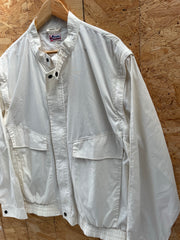 Kingsley Vintage 80s Cream Lightweight Day Jacket Mens Size L