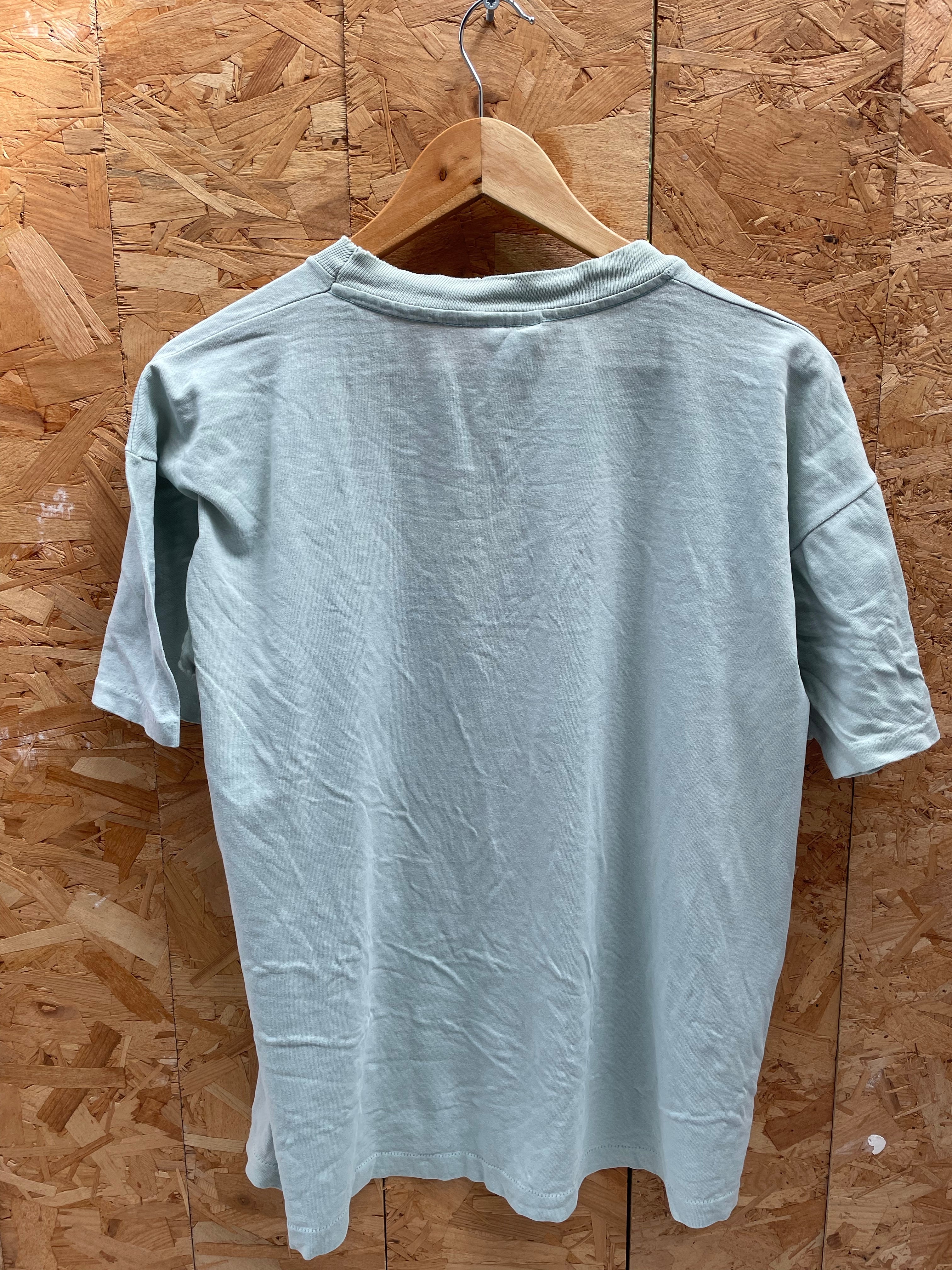 Vintage 90s Thrashed Single Stitch Anvil Golf T-Shirt - Light Green - Size L