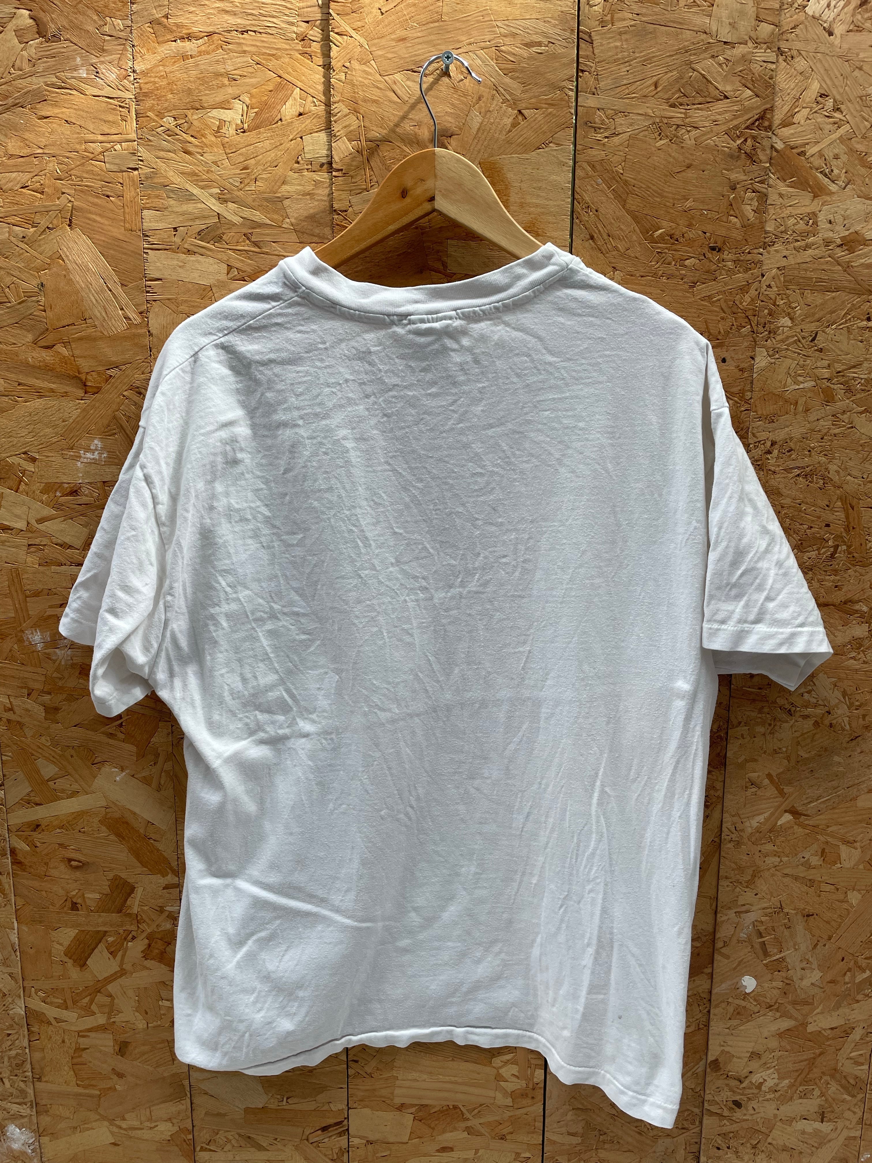 Vintage 90s Hanes Single Stitch Goff Gathering T-Shirt XL White