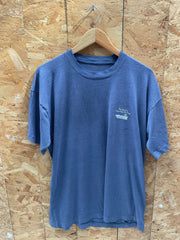 Vintage Thrashed Methodist Church Single Stitch T-Shirt Navy Blue Size XL