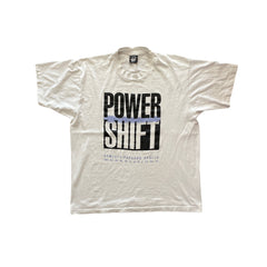 Vintage Single Stitch XL Power Shift HP Workstations T-Shirt White