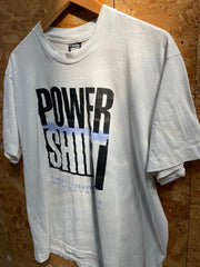 Vintage Single Stitch XL Power Shift HP Workstations T-Shirt White