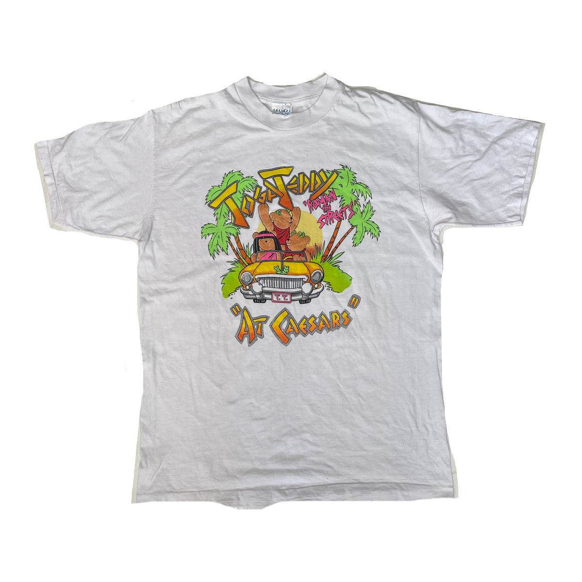 Vintage 90s Single Stitch Teddy Bears at Caesars Palace T-Shirt - Size XL