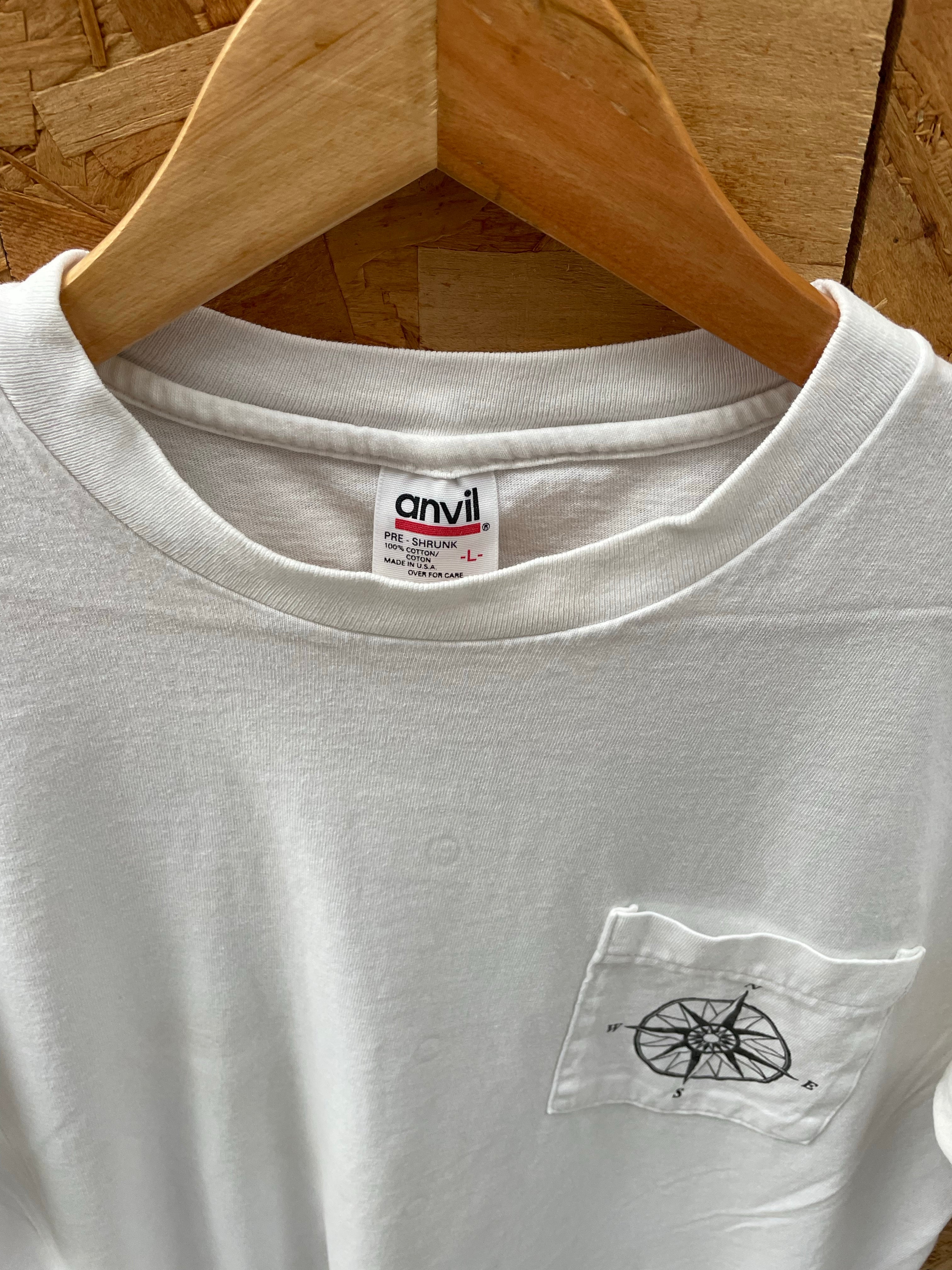 Vintage 90s Single Stitch Lighthouses of New England Size L T-Shirt
