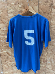 Vintage 90s Eagle USA Roselle Medinah Baseball Tee Shirt Large Blue