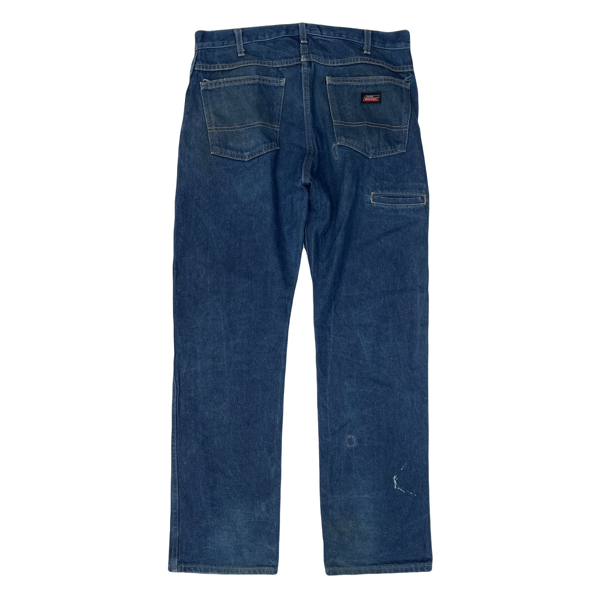 Vintage 90s Dickies Distressed Denim Carpenter Jeans 34x32 Work Pants