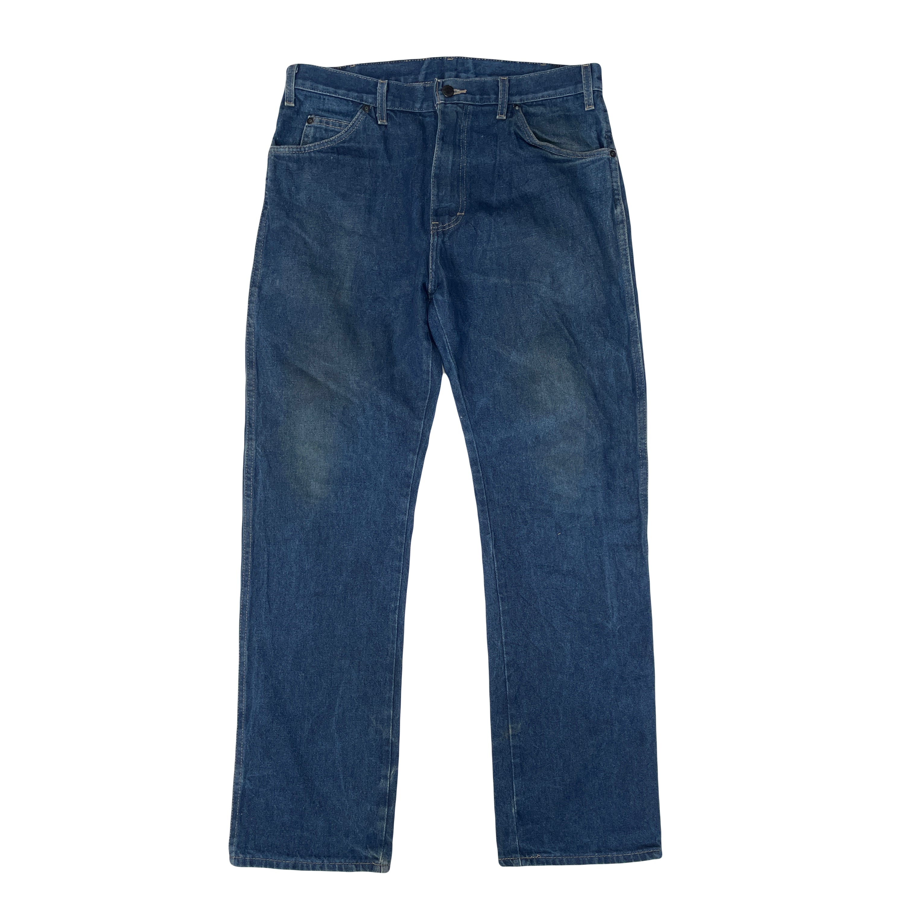 Vintage 90s Dickies Distressed Denim Carpenter Jeans 34x32 Work Pants