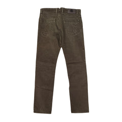 Vintage Y2K Trussardi Jeans Men's Size 34x34 Brown Straight Leg Trousers