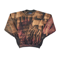 Vintage PLUMA by Russell Athletic L Crewneck Bleach Dye Sweatshirt