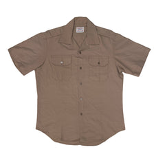 Vintage 50s Finesilver Stay Press Shirt Size M Military Ranger Shirt
