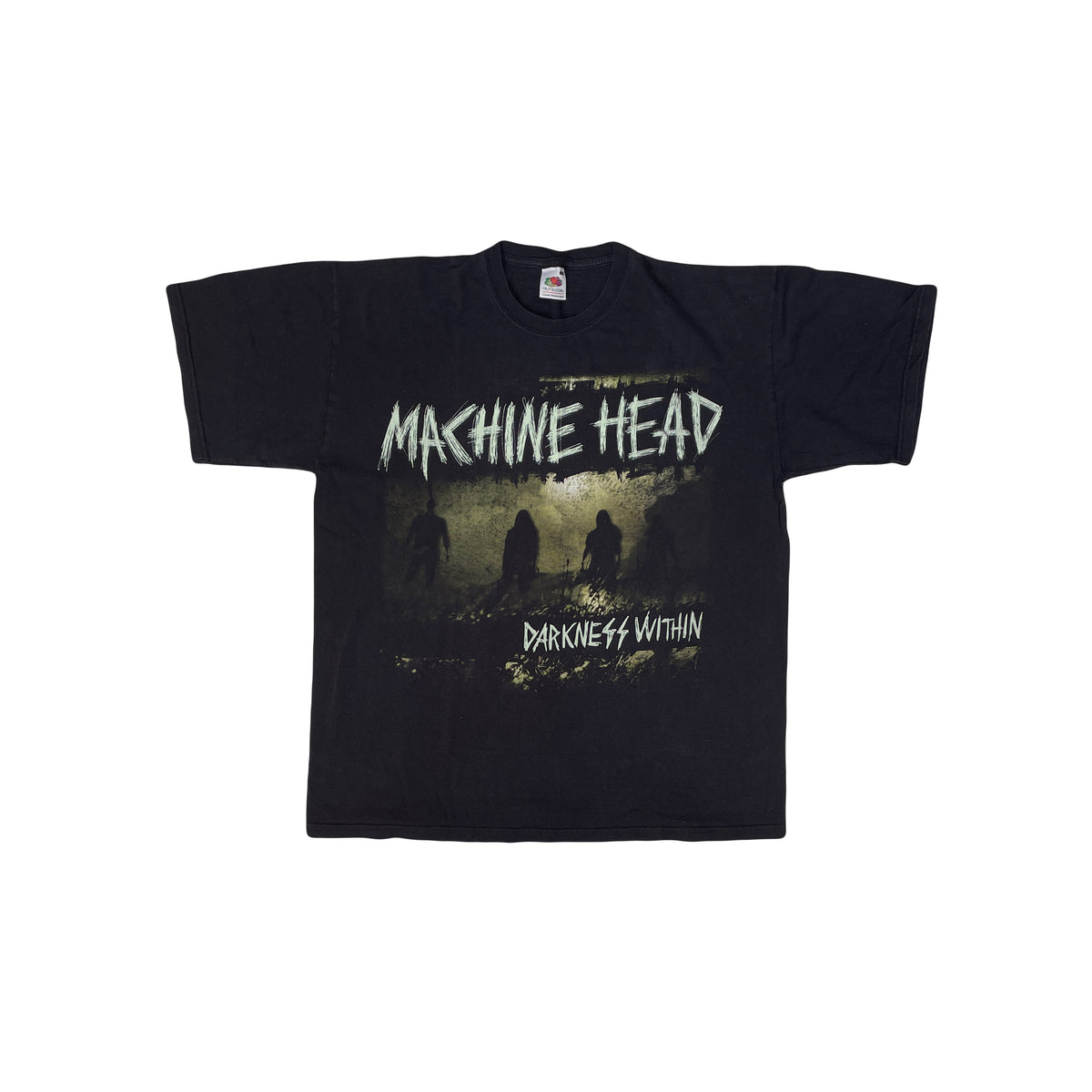 Machine Head Darkness Within Tour T-Shirt Large Black Fruit of the Loom Band Tee