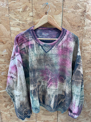 Vintage 90s Jerzees Tie Dye Acid Wash Crewneck Sweatshirt - Size L