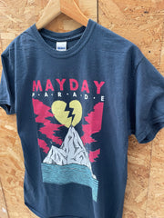 Gildan M Mayday Parade Band T-Shirt Dark Grey Graphic Tee