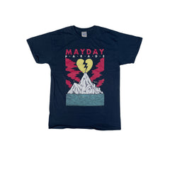 Gildan M Mayday Parade Band T-Shirt Dark Grey Graphic Tee