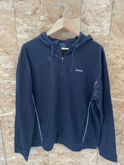 Reebok Black Full Zip Hoodie Jacket Track Athletic Jacket Size XL