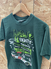 Chase Authentics Dale Jr 88 NASCAR Racing T-Shirt Size S Green Short Sleeve