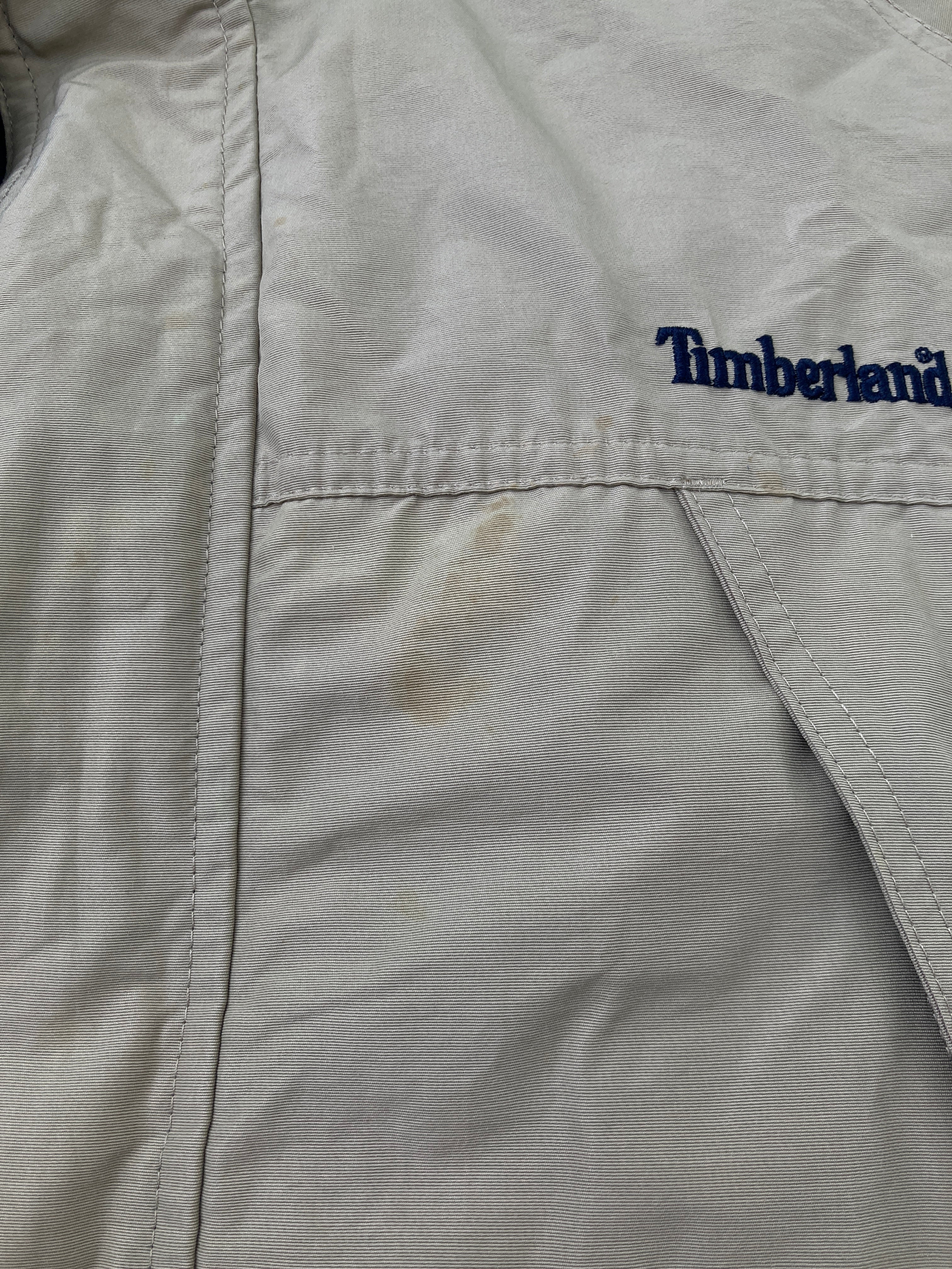Vintage Y2K beige technical rain coat jacket size XL by Timberland