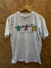 Vintage 90s Carambola beach stick man single stitch t-shirt size large grade B