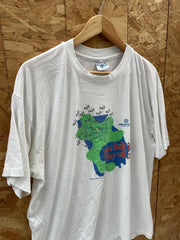 Vintage Hanes Single Stitch T-Shirt XL White "If You Build It, They Will Call!"