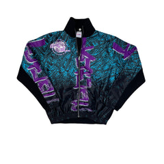 Vintage Kupline Dynamic Collection Cycling Jacket L Retro 90s Abstract Print