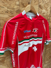 VC Vindonnisa Cycling Jersey Red Short Sleeve Men's Size XXL