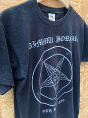 Vintage 90s Dimmu Borgir For Ass Tid double side print black t-shirt size medium