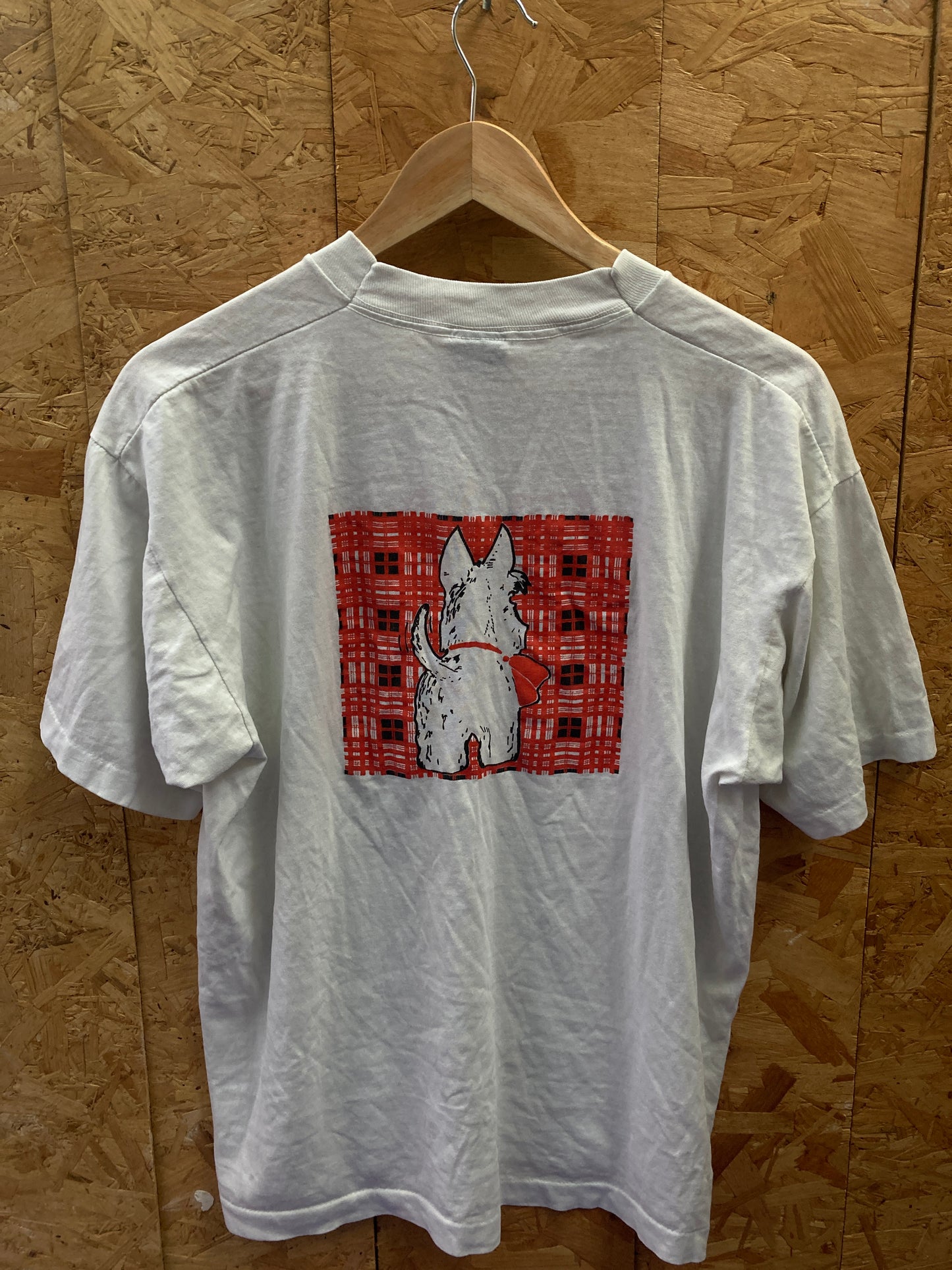 Vintage 90s quirky single stitch dog souvenir t-shirt size XL by Screen Stars