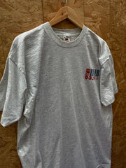 Vintage 90s The River 93.9 FM USA broadcast grey single stitch t-shirt size XL
