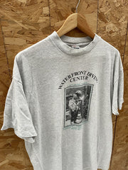 Vintage Single Stitch XL T-Shirt "Waterfront Diving Center" Graphic by Signal