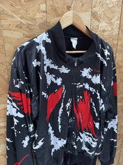 Campagnola Cycle Track Jacket Black Red White Abstract Size L