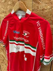 VC Vindonnisa Cycling Jersey Red Short Sleeve Men's Size XXL