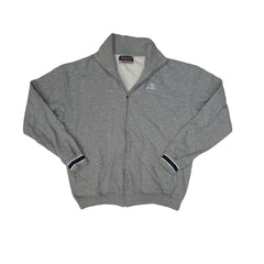 Kappa Track Jacket Sweatshirt XXXL Grey Zip Up Logo Athletic Mens Retro