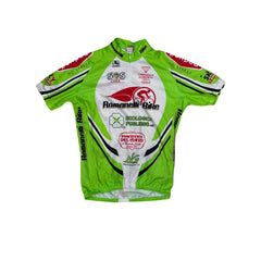 Vintage Giordana Cycling Jersey Men's L Green Short Sleeve Bike Shirt