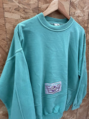 Vintage Puma Action & Fashion Crewneck Sweatshirt Teal Size 4