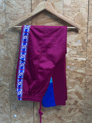 Vintage 90s Lotto cerise pink blue tracksuit jogger pants trousers W31  L30