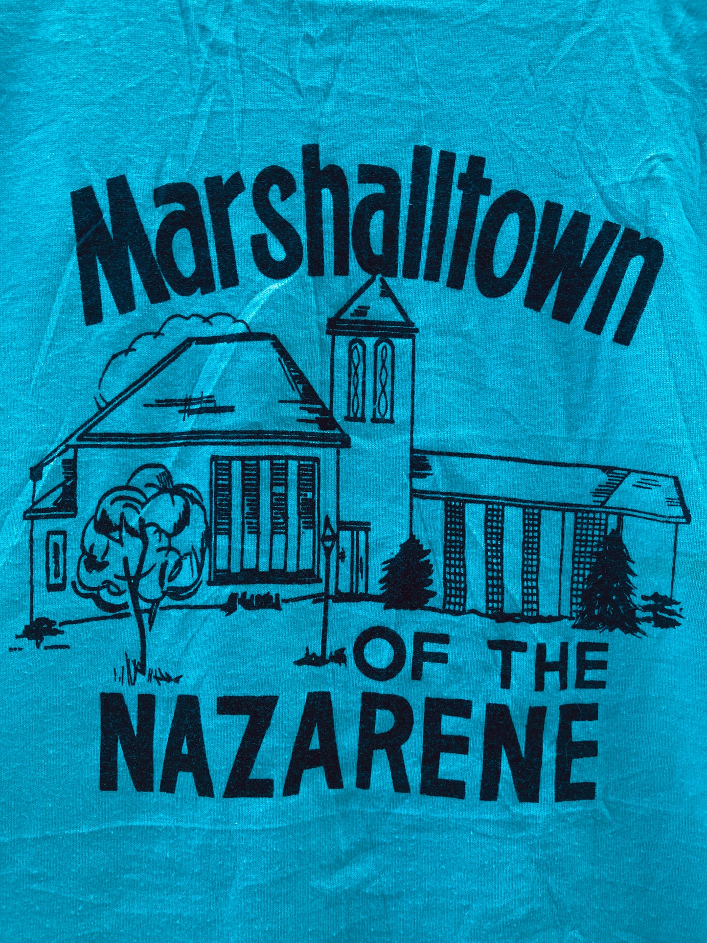 Vintage 90s Marshalltown Iowa USA souvenir single stitch  t-shirt size large