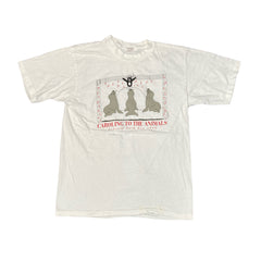 Vintage 90s Lincoln Park Zoo souvenir single stitch white t-shirt size large