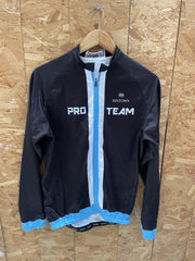 Xintown Pro Team Cycling Jacket Men's Size L Black White Blue