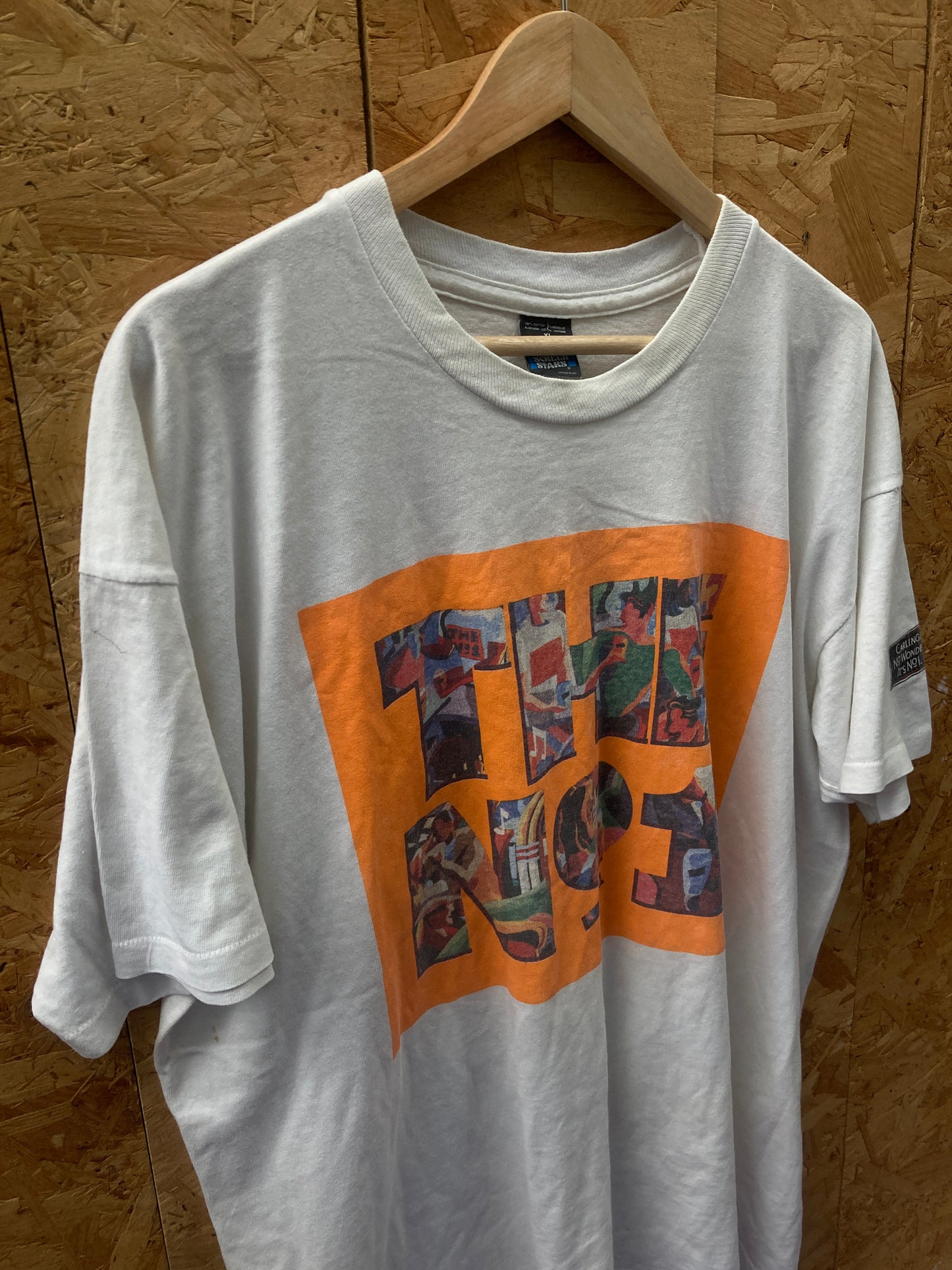 Vintage 90s Carling The No1 souvenir beer single stitch white t-shirt size XL