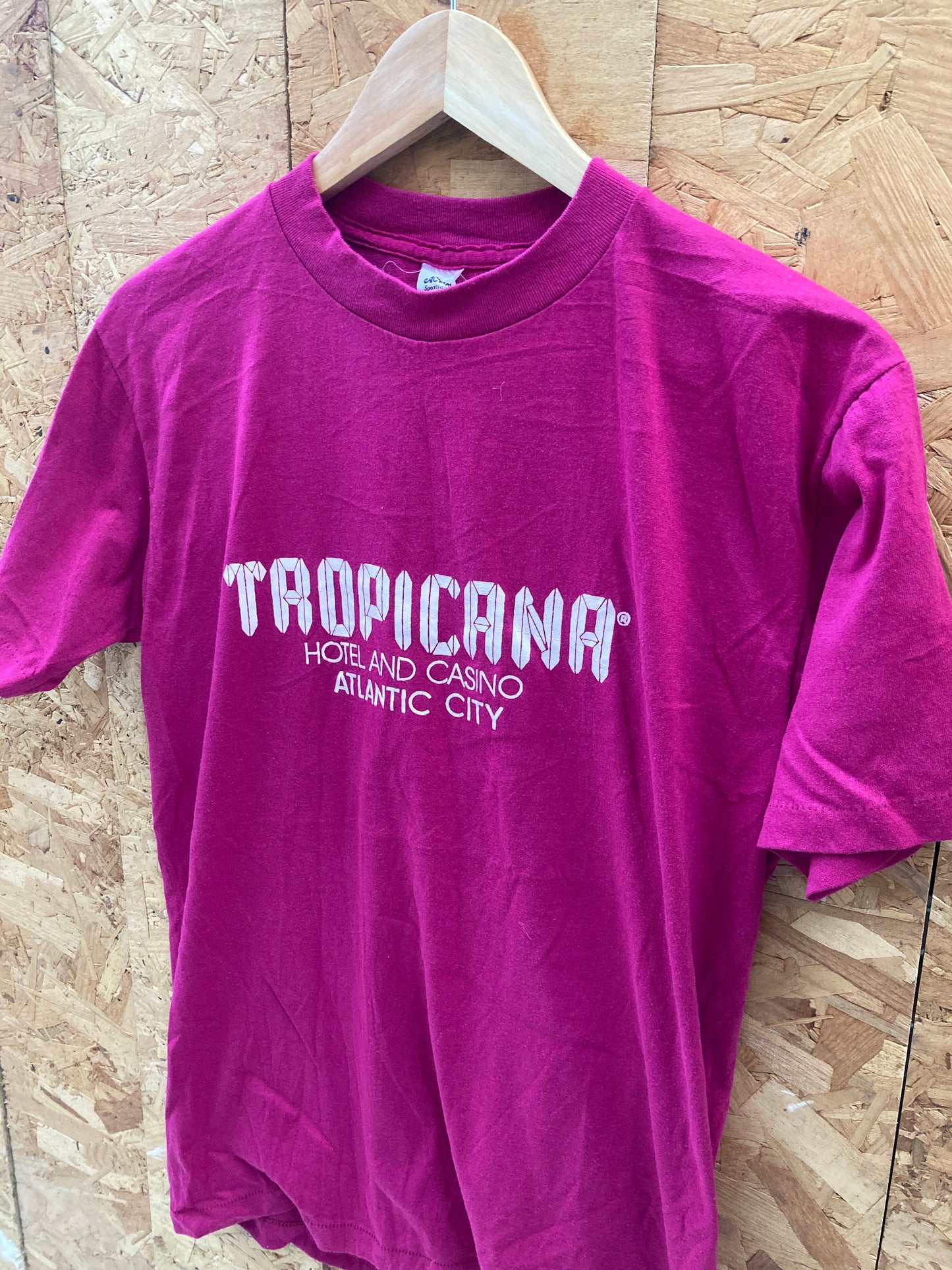 Vintage 80s Tropicana Hotel & Casino souvenir single stitch t-shirt size large