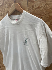 Vintage Fruit of the Loom XL White Graphic T-Shirt 1997 Psychoanalytic Meeting