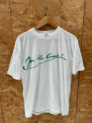 Vintage 90s Single Stitch White "Join the Craic" Irish Pub T-Shirt L